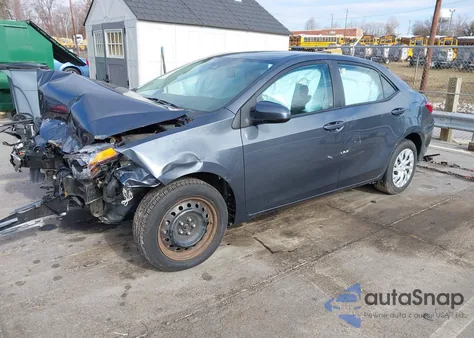 2018 Toyota Corolla Le from USA, damaged, VIN 5YFBURHE4JP756682